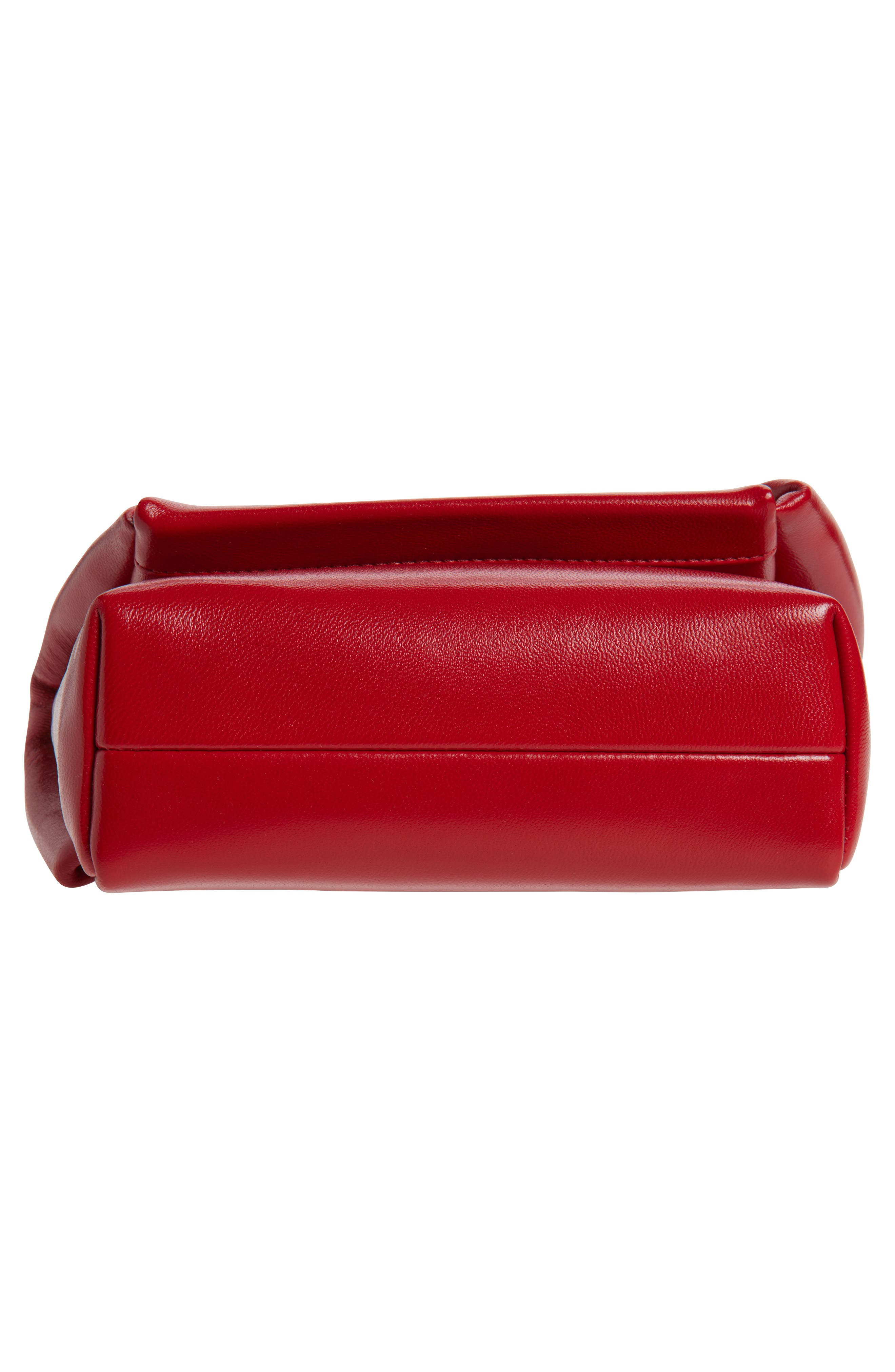 JW Anderson Small Twister Leather Crossbody Bag in Crimson Red 445 at Nordstrom - 7