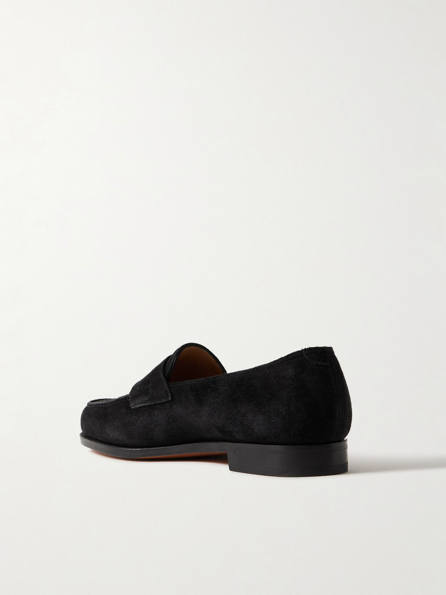 Lopez Suede Penny Loafers Black - 4