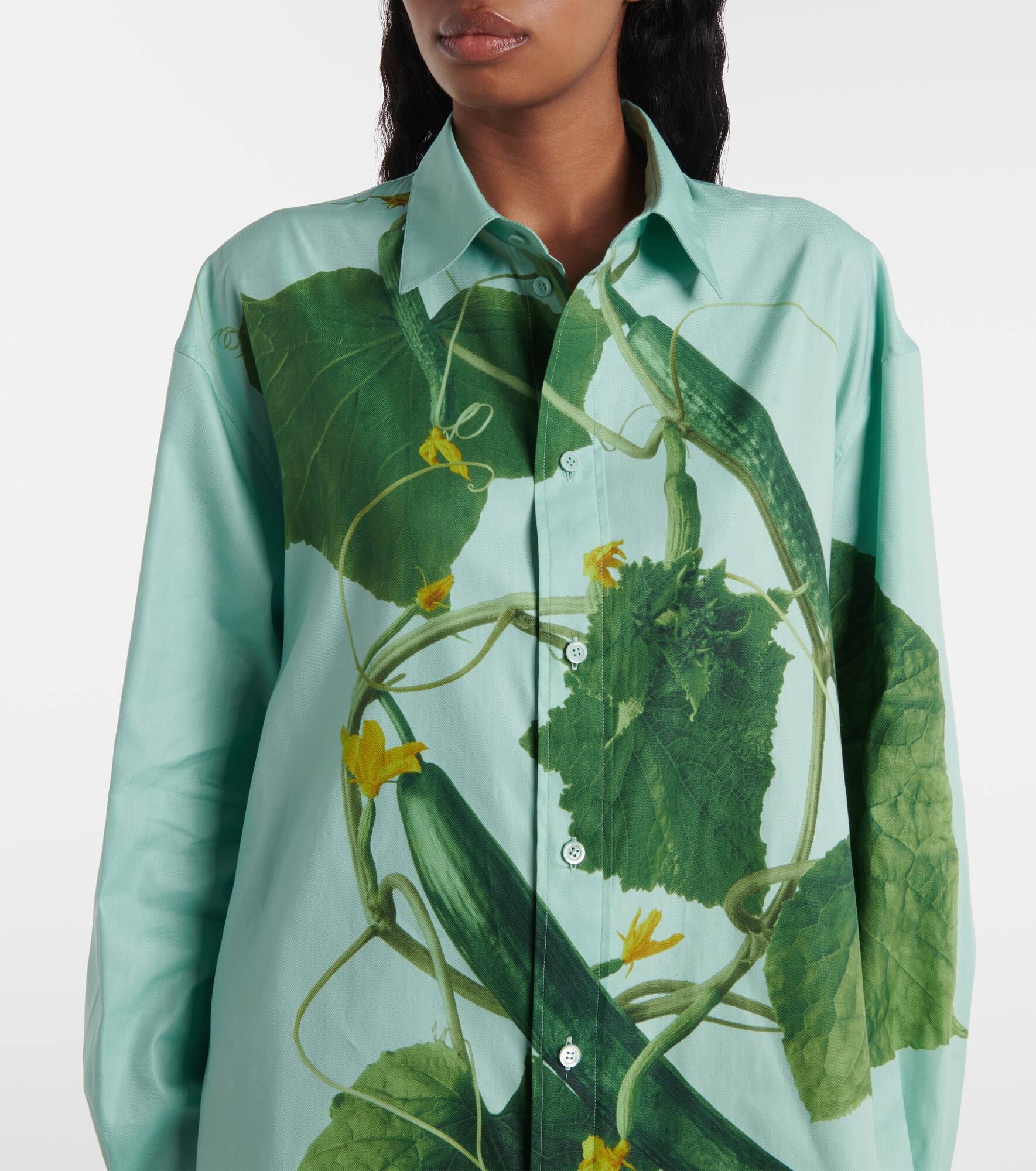 Cotton and silk shirt - 4