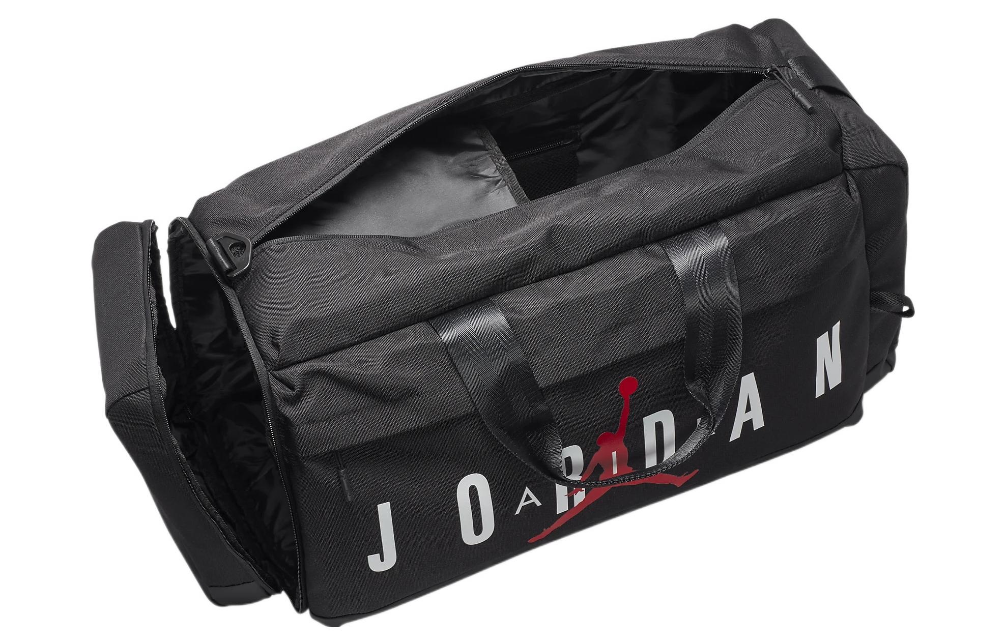 Air Jordan Logo Duffel Bag 'Black' FD7040-010 - 5
