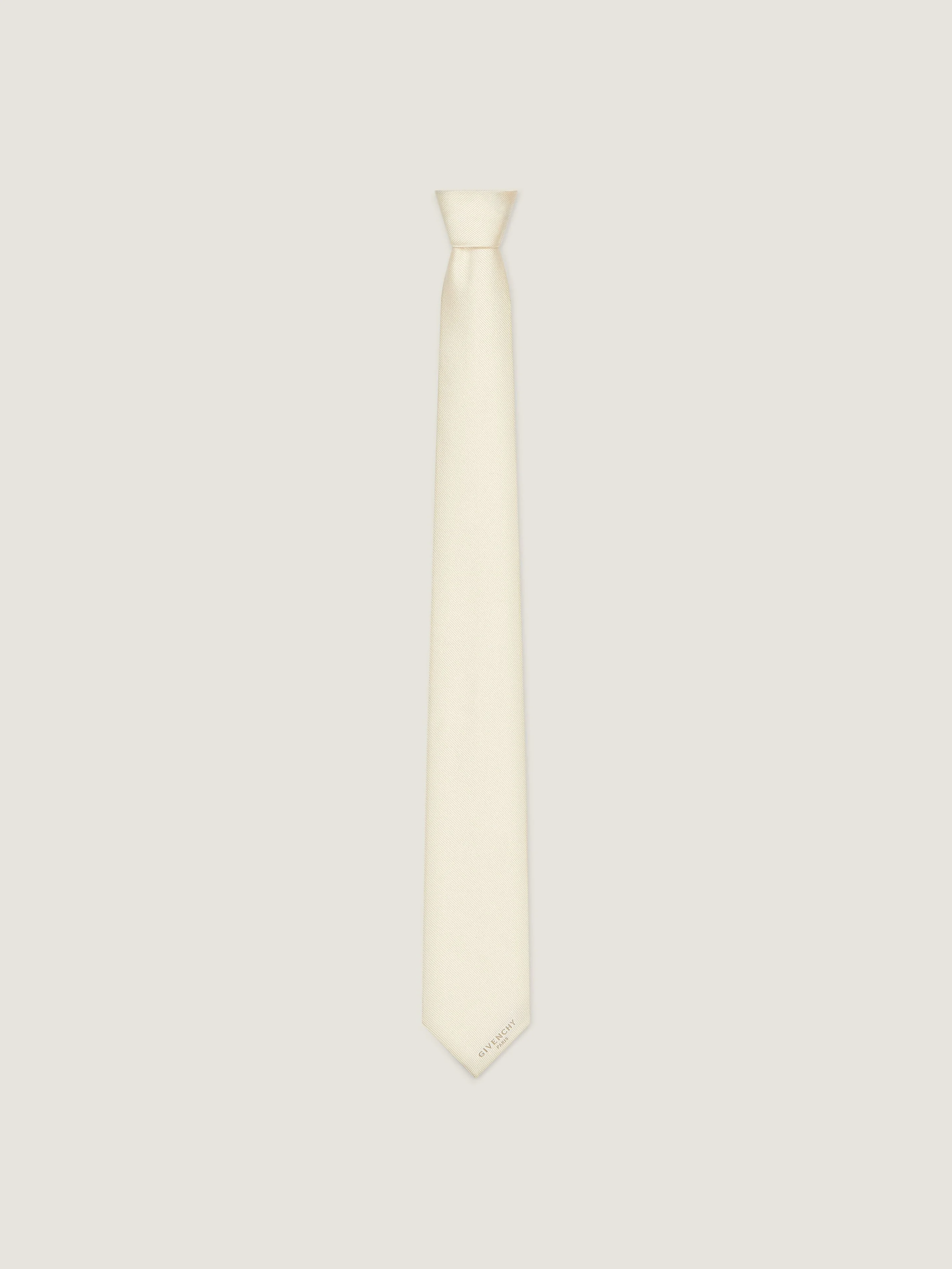 GIVENCHY PARIS TIE IN SILK GROS GRAIN - 1