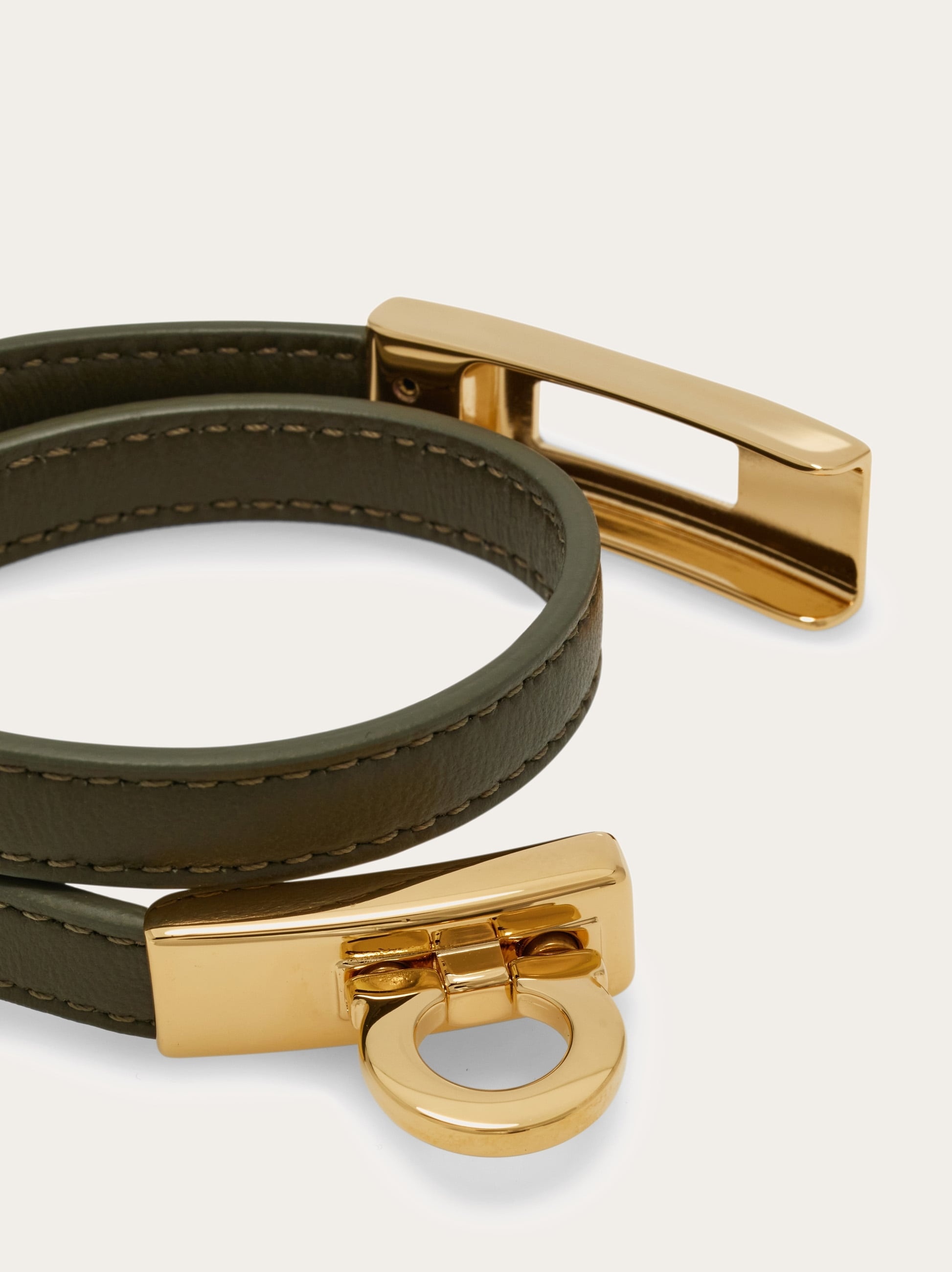 Gancini double twist bracelet - Mis 17 - 2