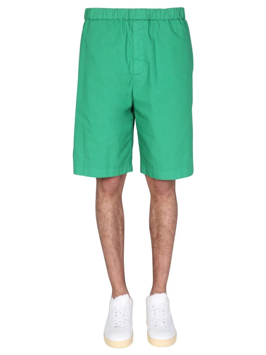 JIL SANDER RELAXED FIT BERMUDA - 1