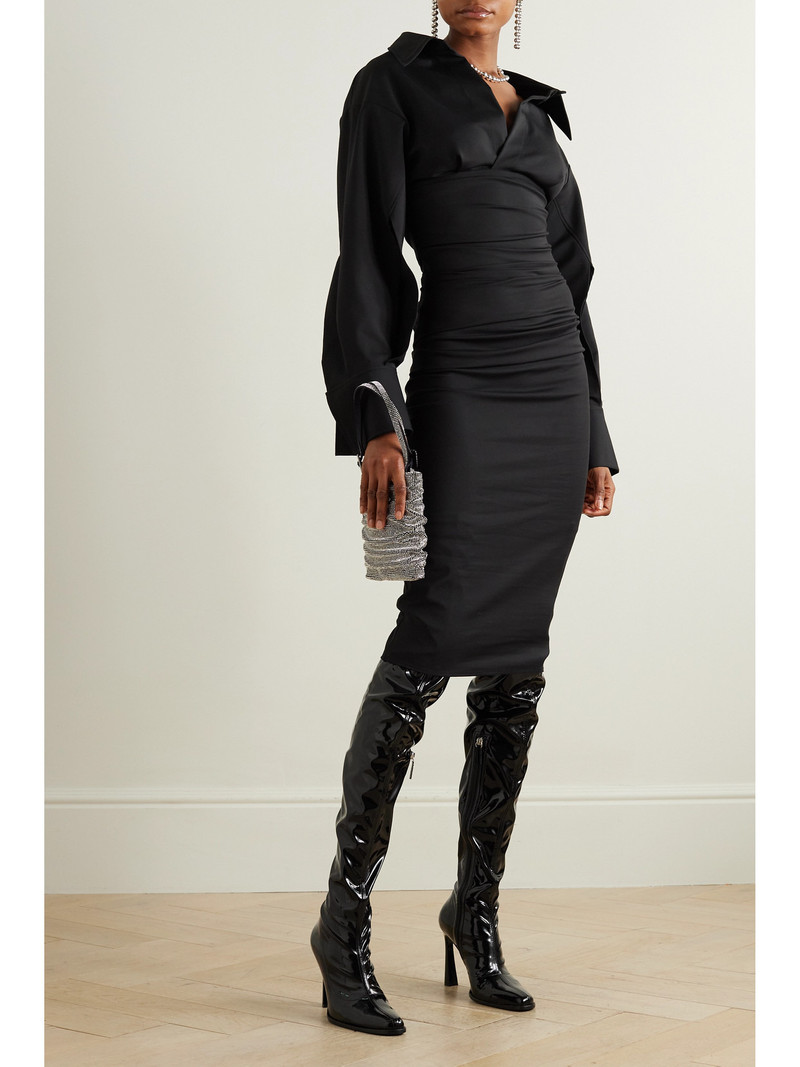 MATICEVSKI Indicate Draped Cutout Stretch-jersey Midi Dress outlook