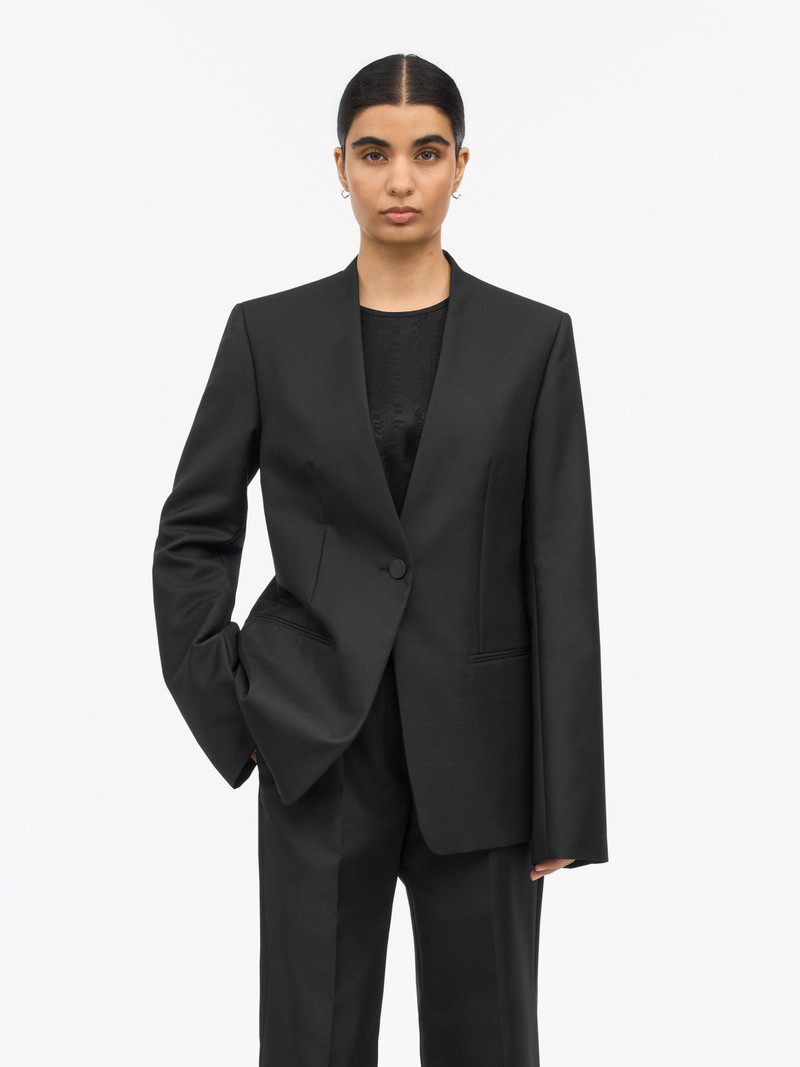 TIGER OF SWEDEN Joni Elegant Collarless Jacket outlook