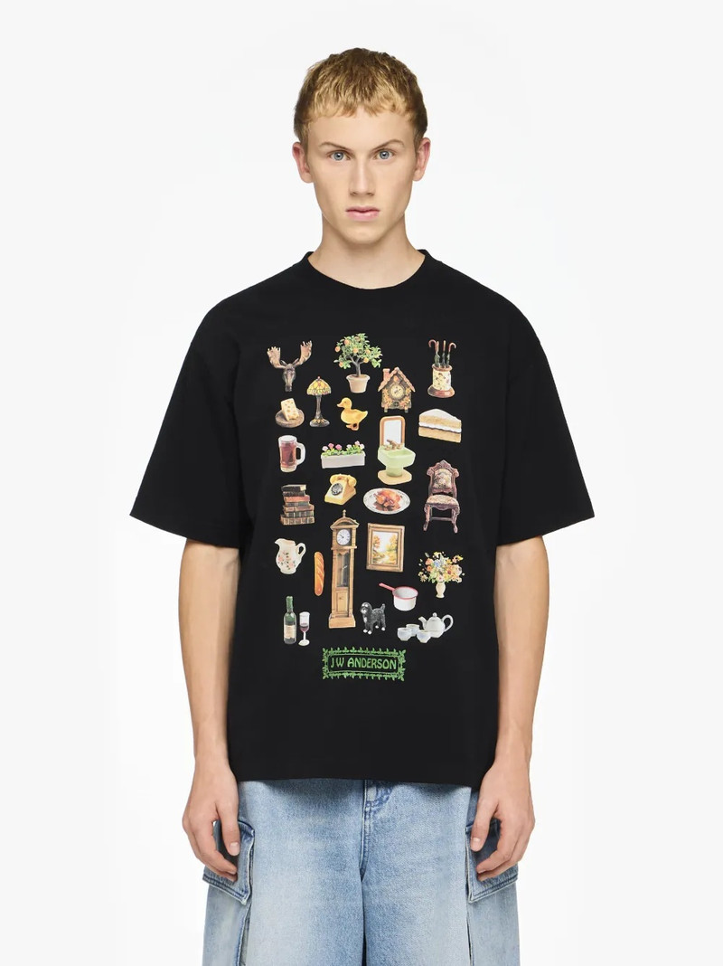 JW Anderson DIORAMA PRINTED T-SHIRT outlook