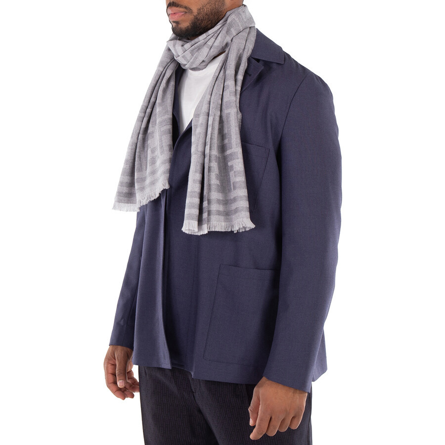 Fendi Rectangular Wool Scarf - 2