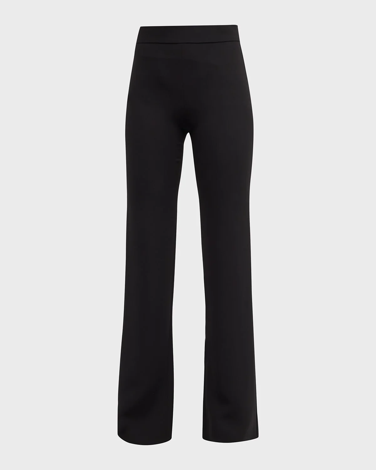 Black Cady Straight-Leg Pants - 1