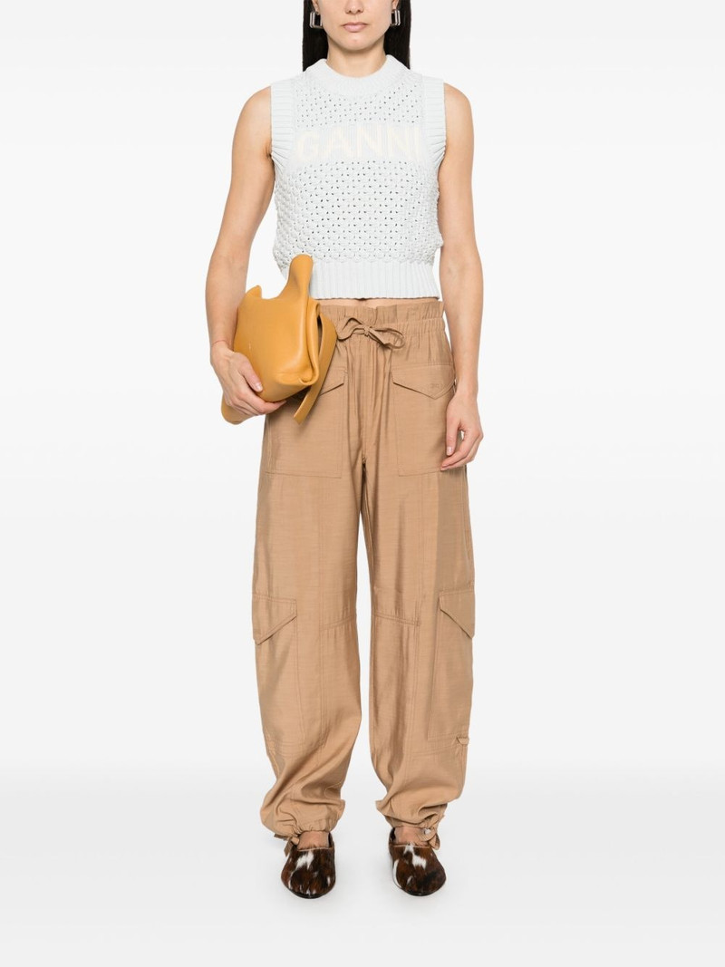GANNI drawstring trousers outlook