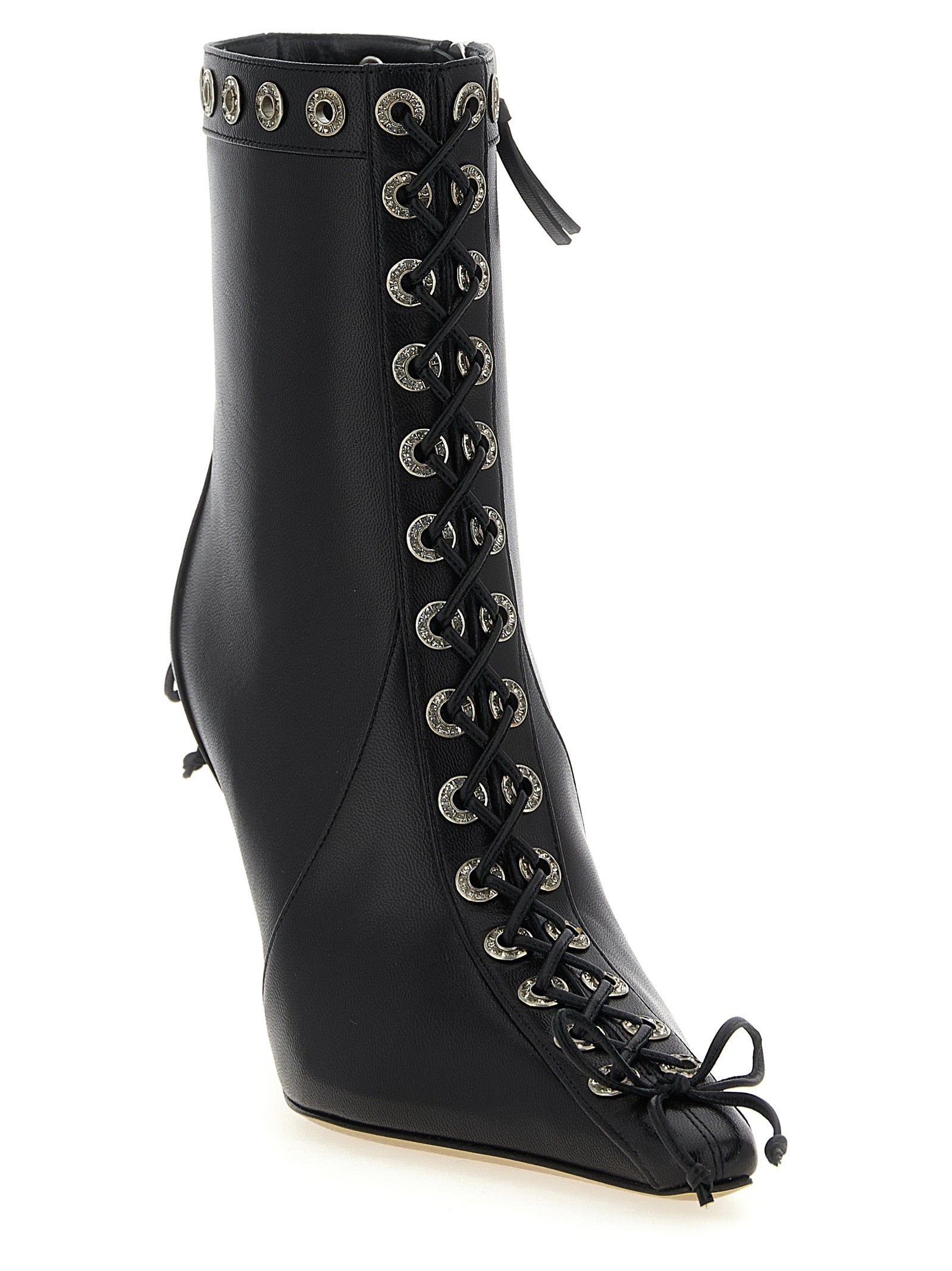 Mach & Mach Women 'Crystalized Corset' Ankle Boots - 2
