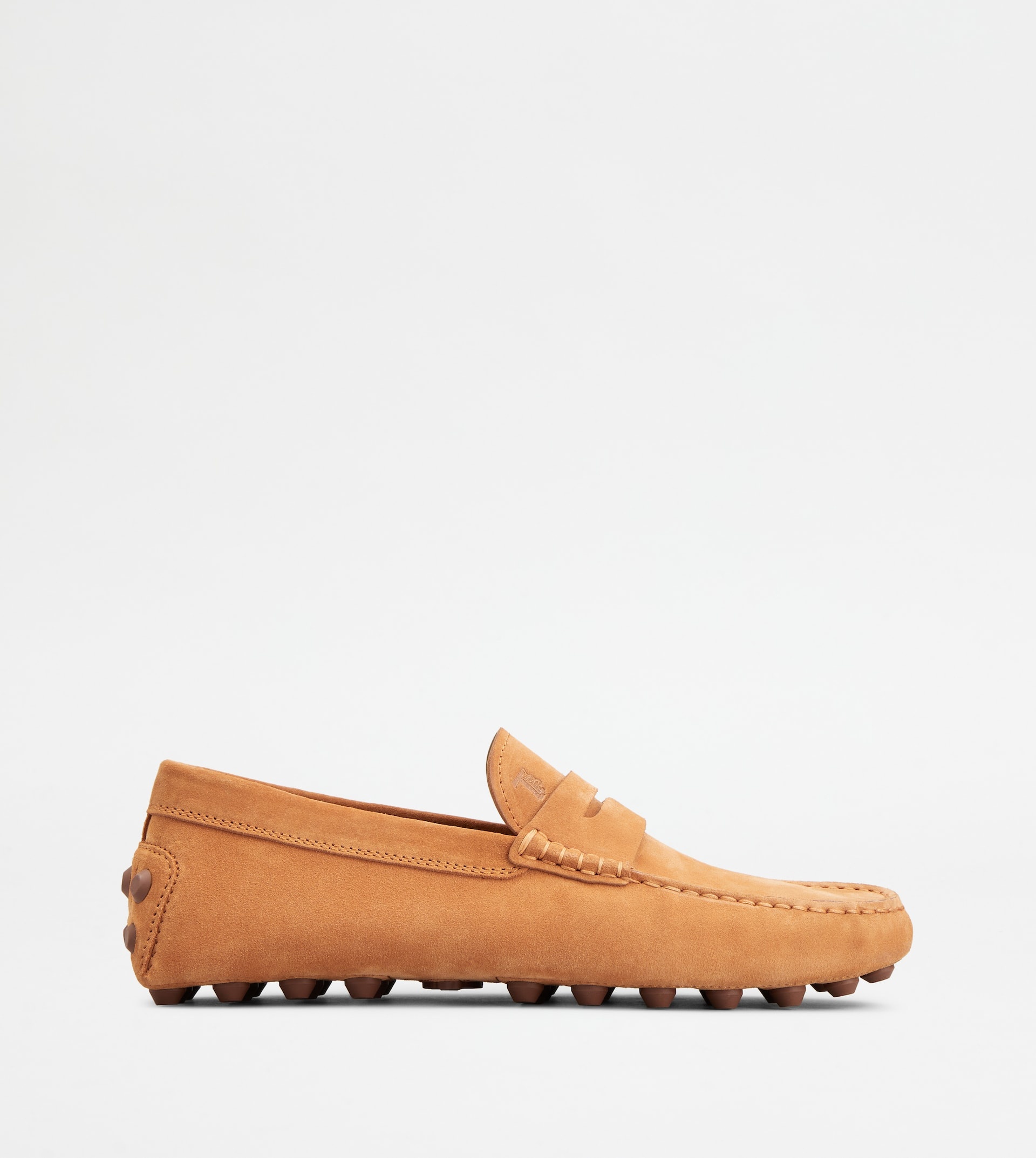 TOD'S GOMMINO BUBBLE IN SUEDE - ORANGE - 1