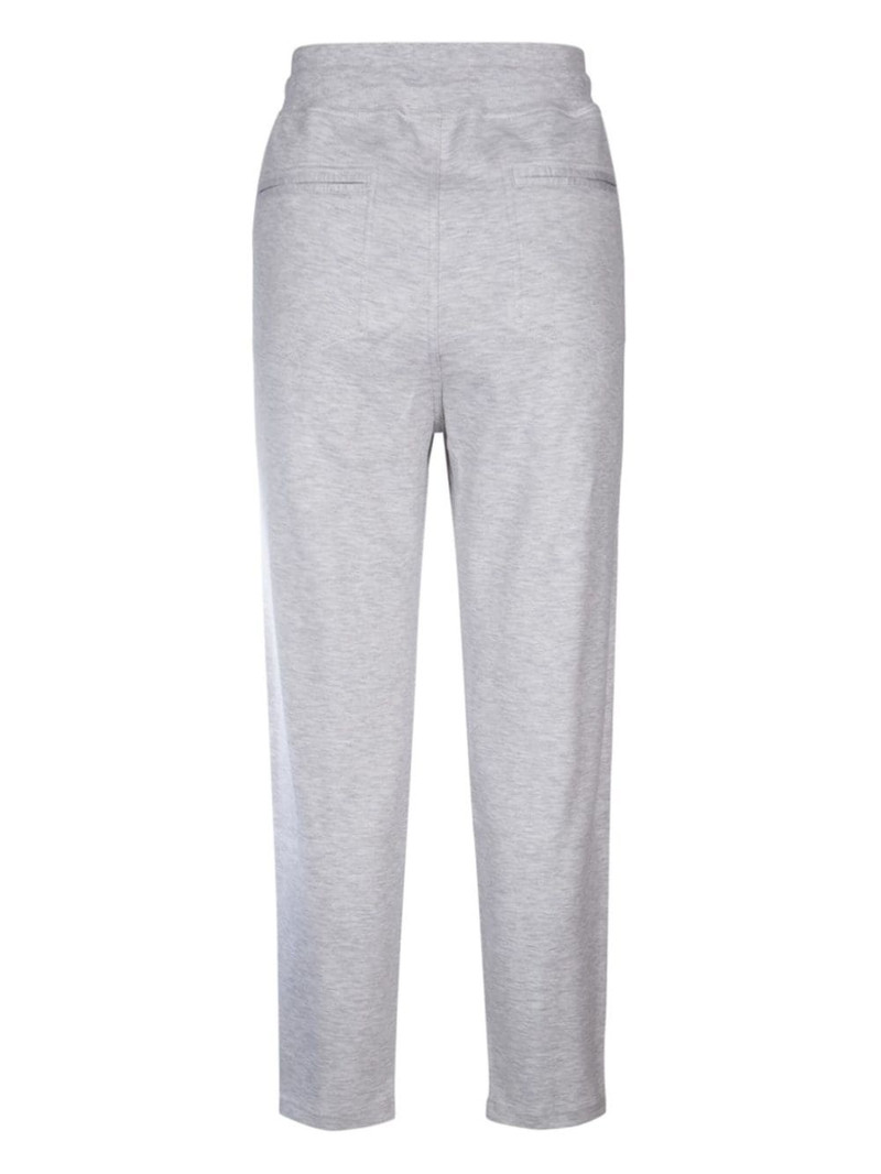 Brunello Cucinelli drawstring track trousers outlook