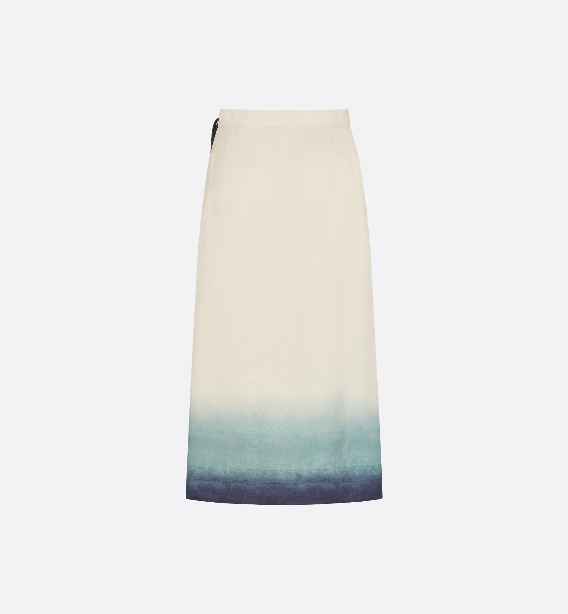Mid-Length Straight-Cut Wrap Skirt - 6