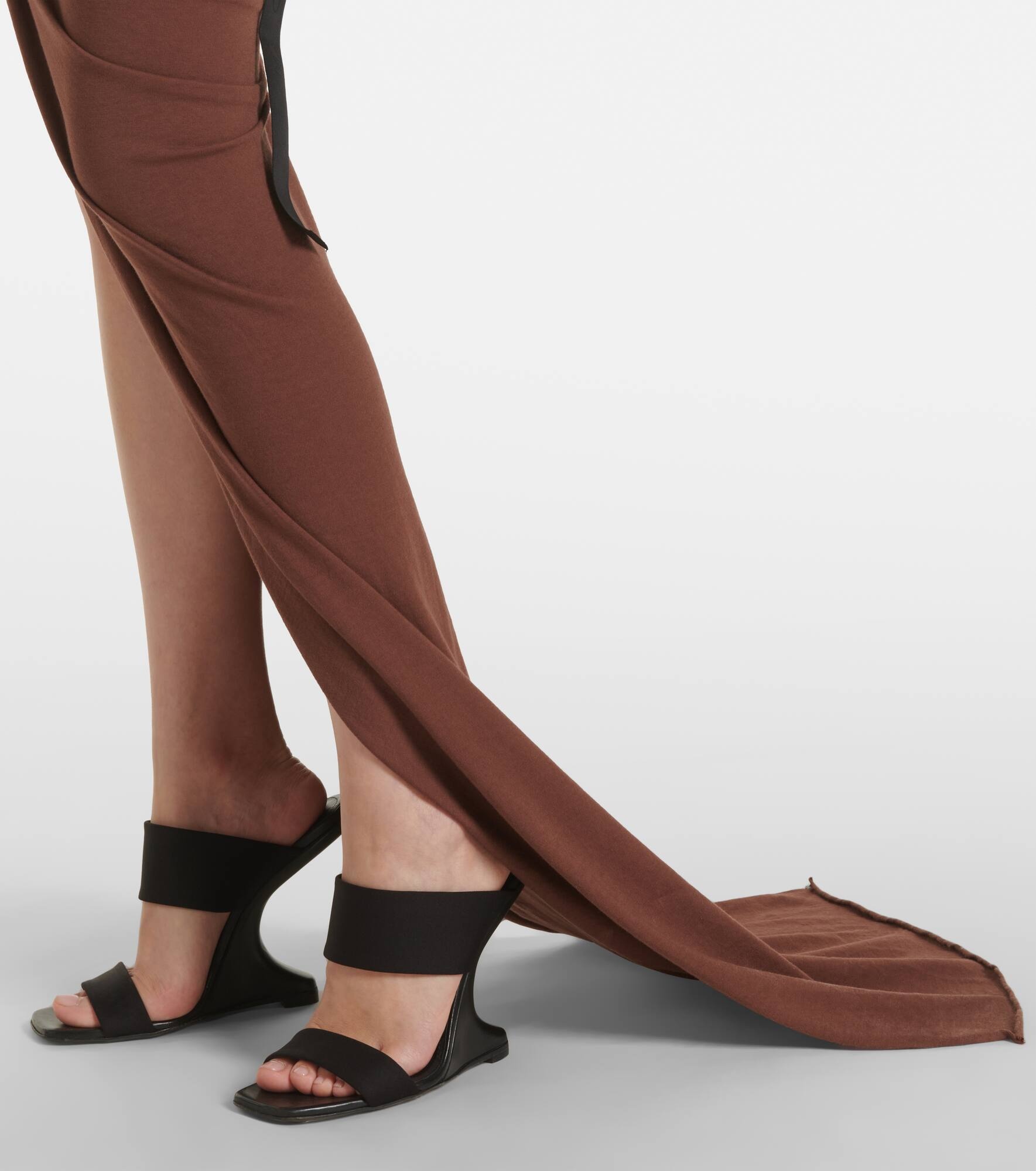 DRKSHDW Edfu cotton jersey maxi skirt - 5