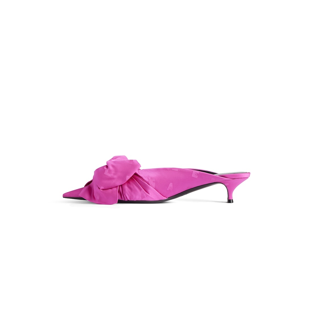 Women's Knife Lavalière 40mm Mule  in Dark Pink - 4