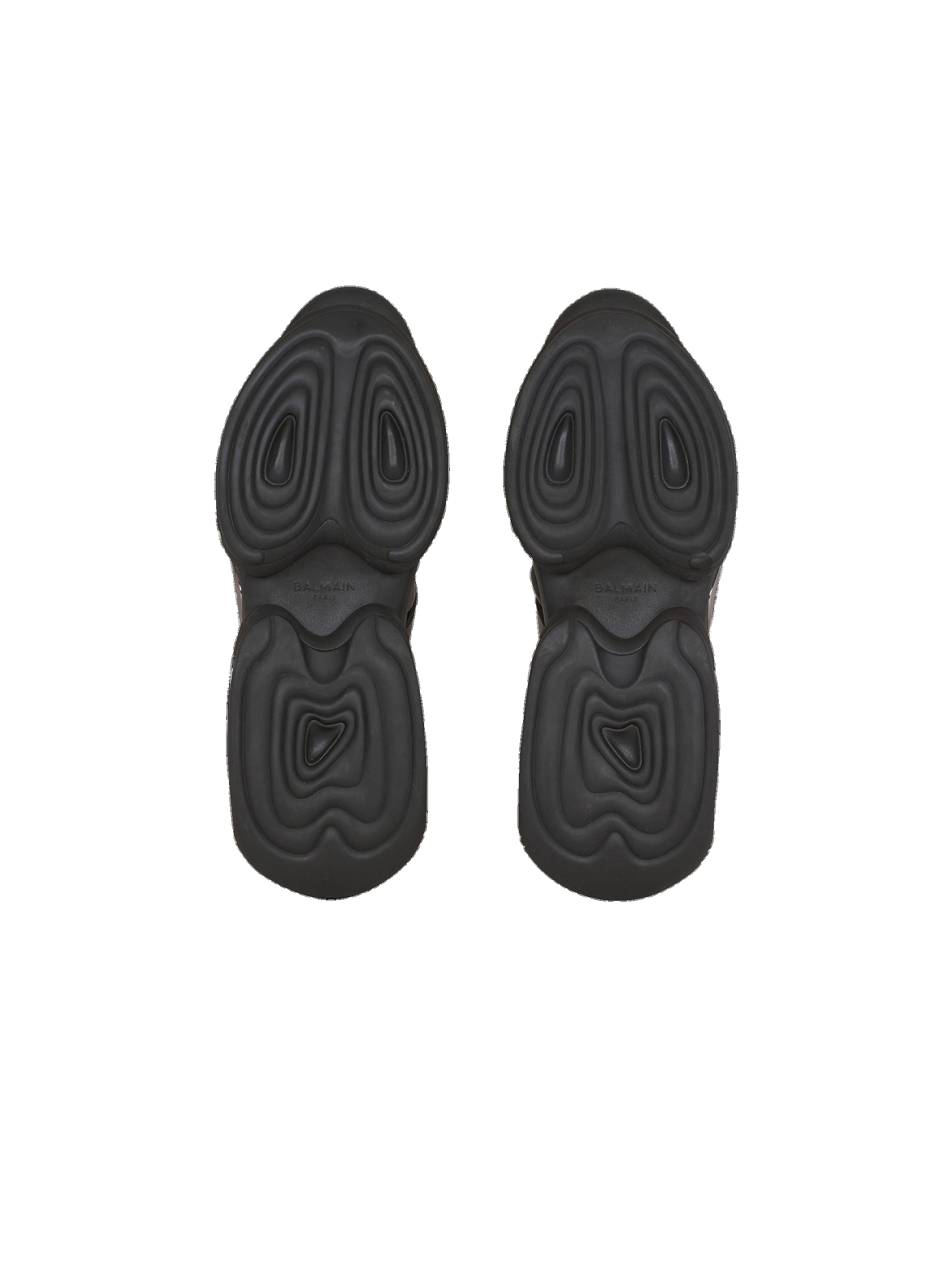 Draped leather B-Bold mule sneakers - 4