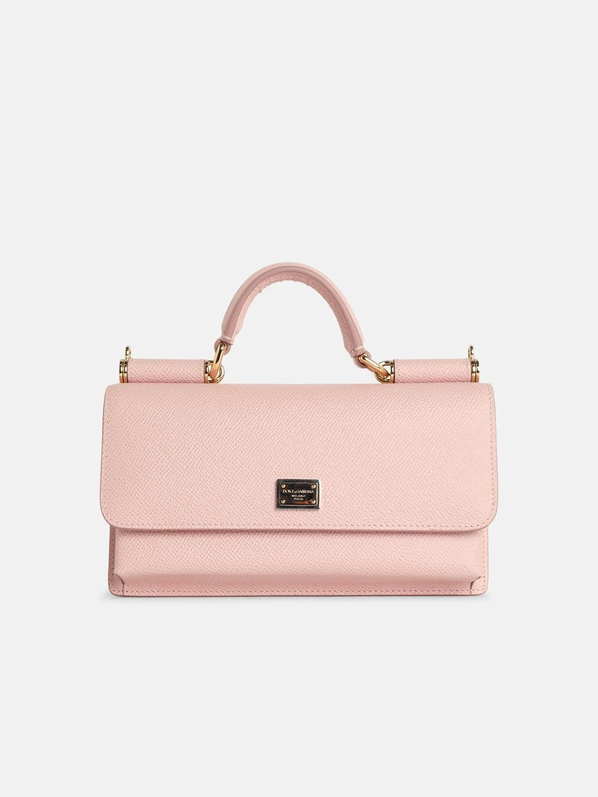 MINI 'BAG' CALF LEATHER 'DAUPHINE' PINK - 1