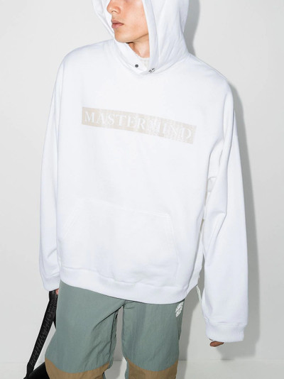 mastermind JAPAN logo-print oversized hoodie outlook