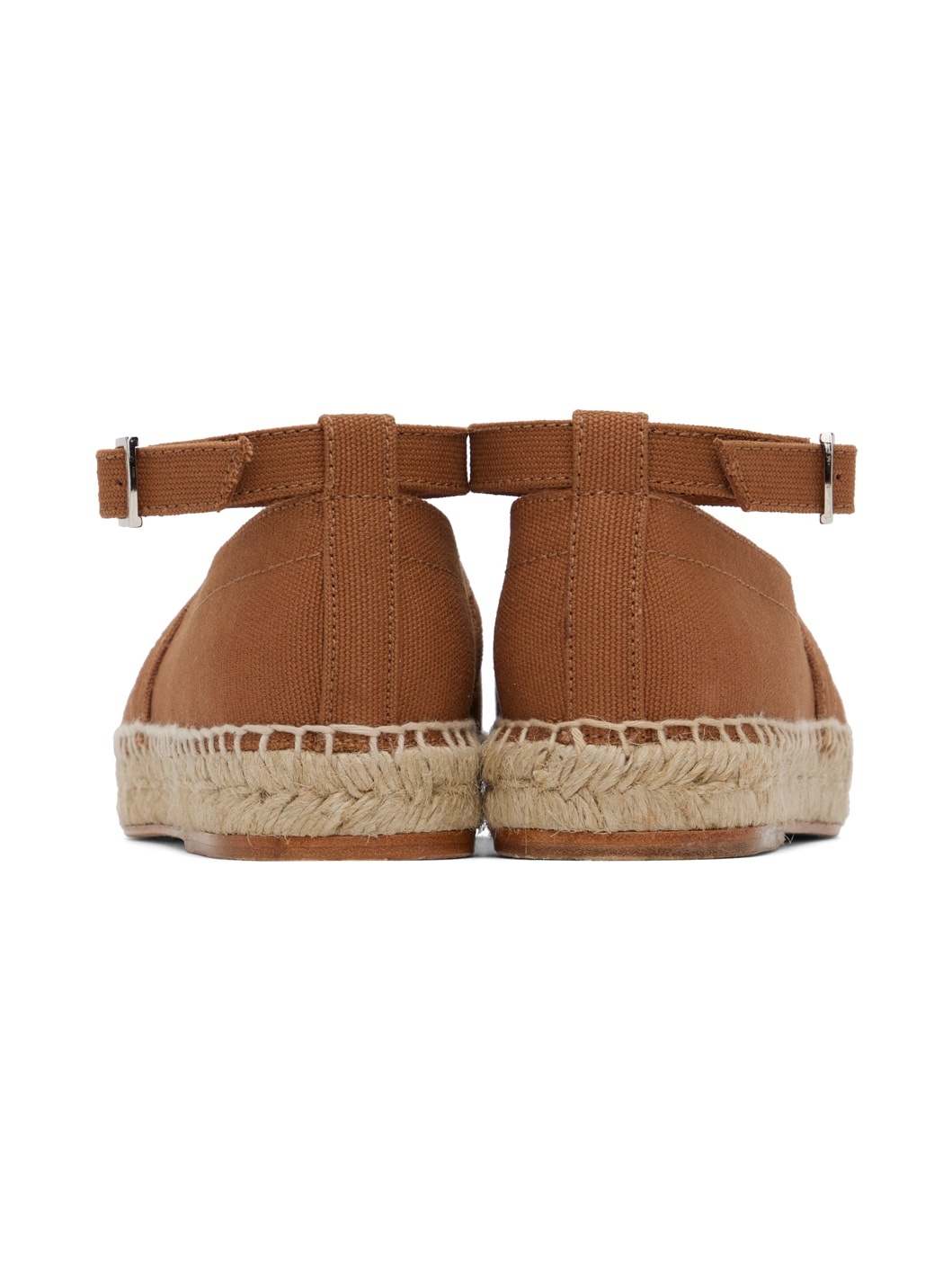 Brown Ankle Strap Espadrilles - 2