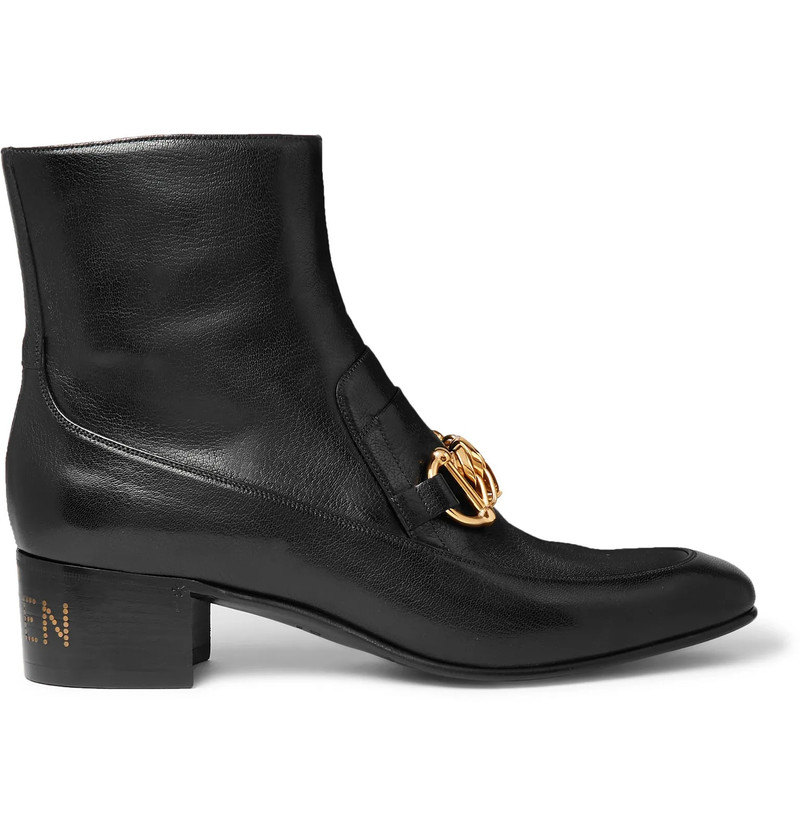 Horsebit Leather Boots 1