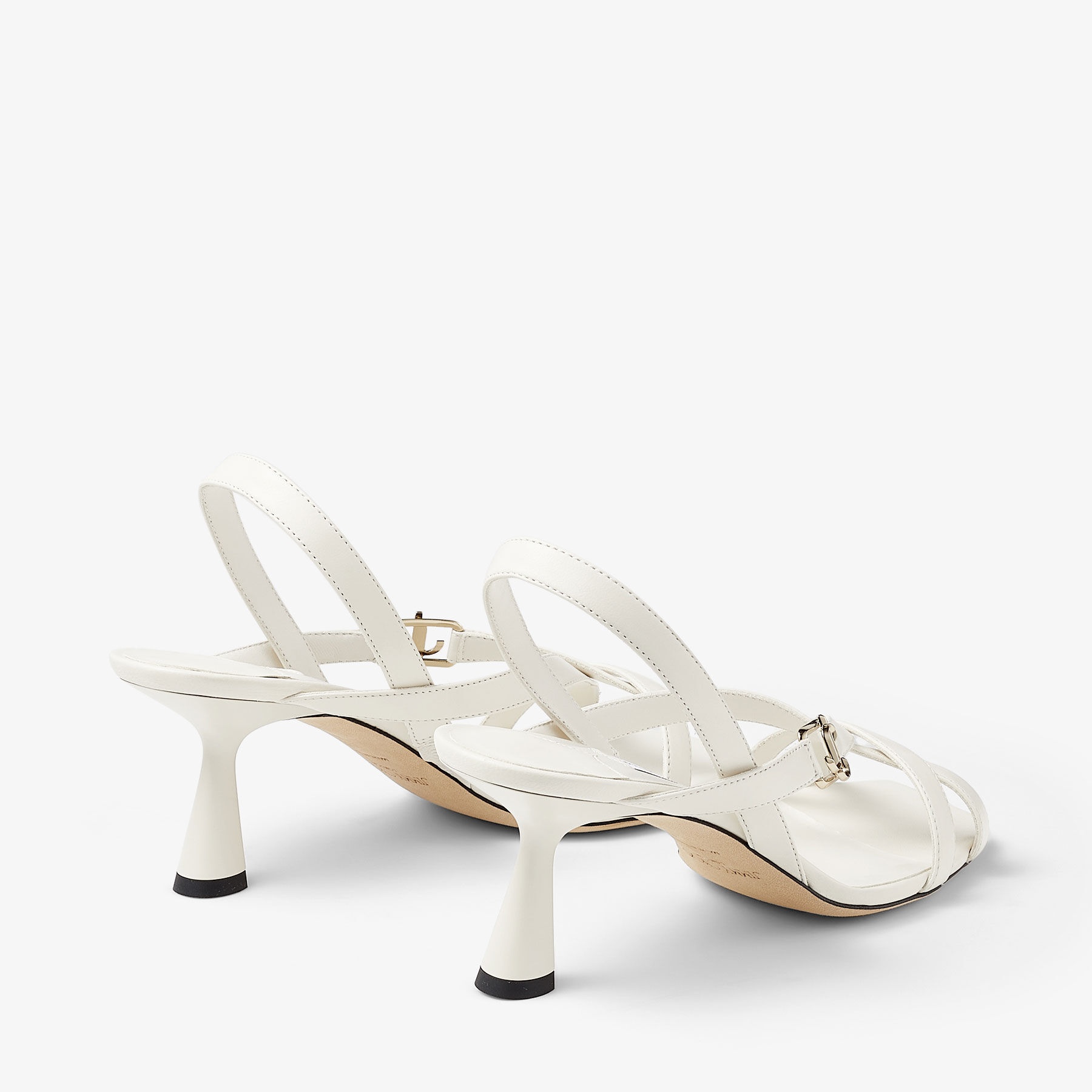 Jess 65
Latte Nappa Leather Sandals - 5