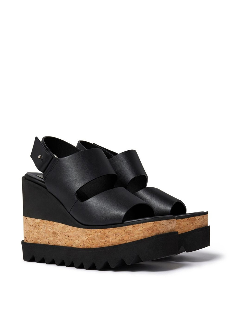Stella McCartney Sneak-Elyse wedge sandals outlook