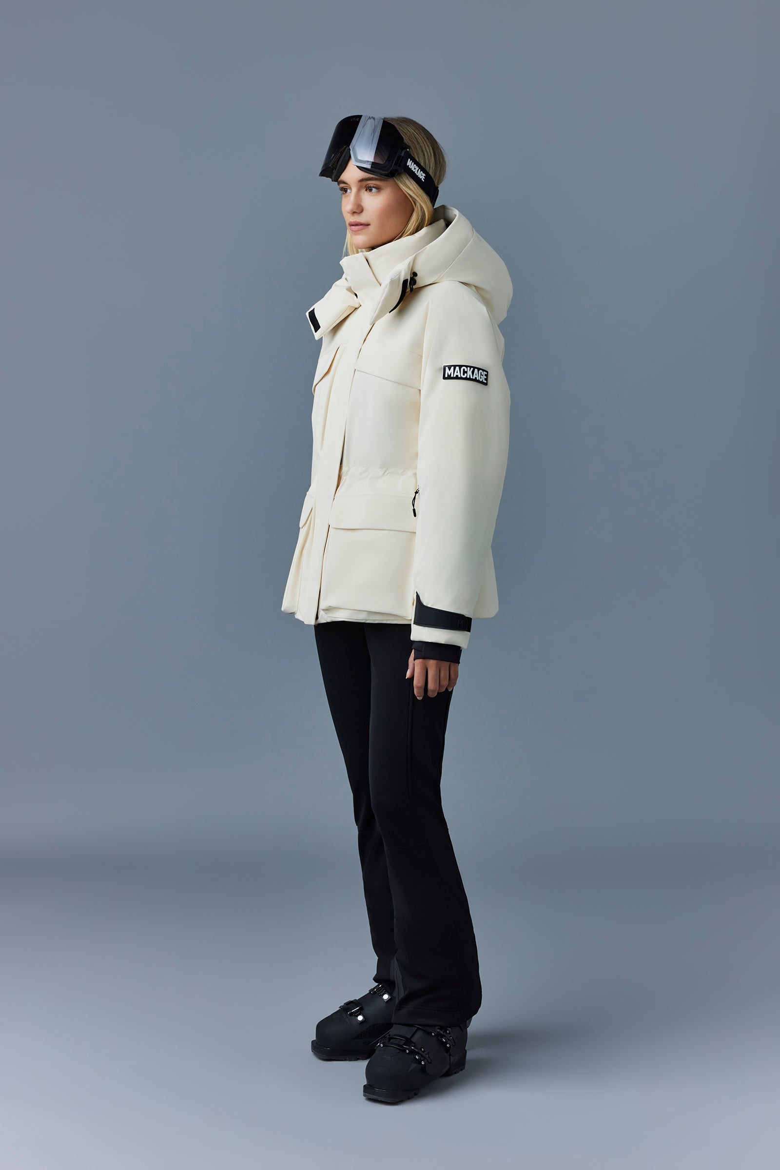 ICLYN-R Medium down ski jacket with removable hood - 4