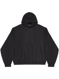 BALENCIAGA logo-embellished cotton hoodie | REVERSIBLE