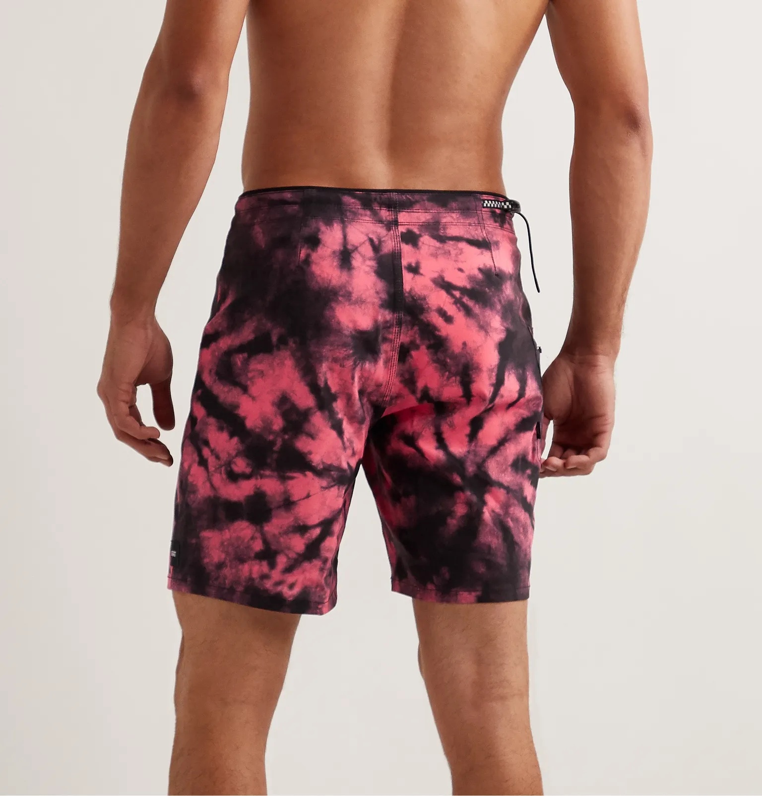 Long-Length Tie-Dyed Swim Shorts - 3