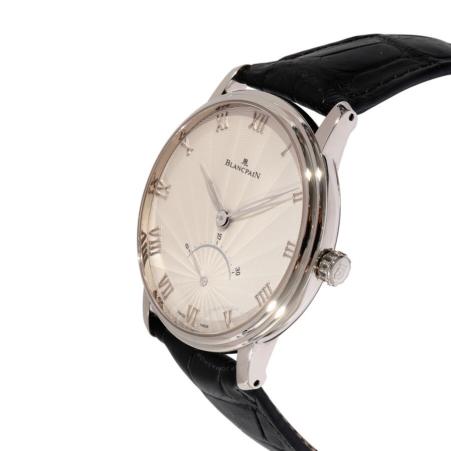Pre-owned Blancpain Villeret Flinqué Opaline Dial Men's Watch 6653-1542-55b - 2