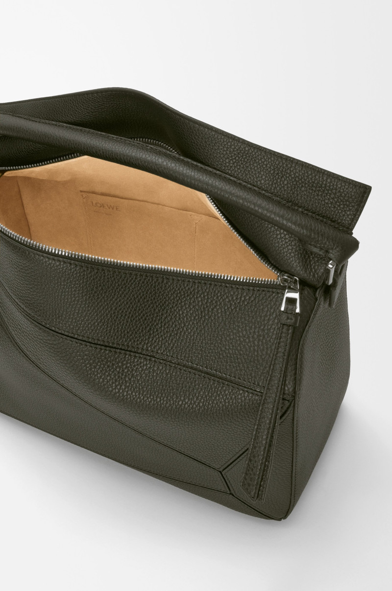 Large Puzzle bag in supple grained calfskin 9