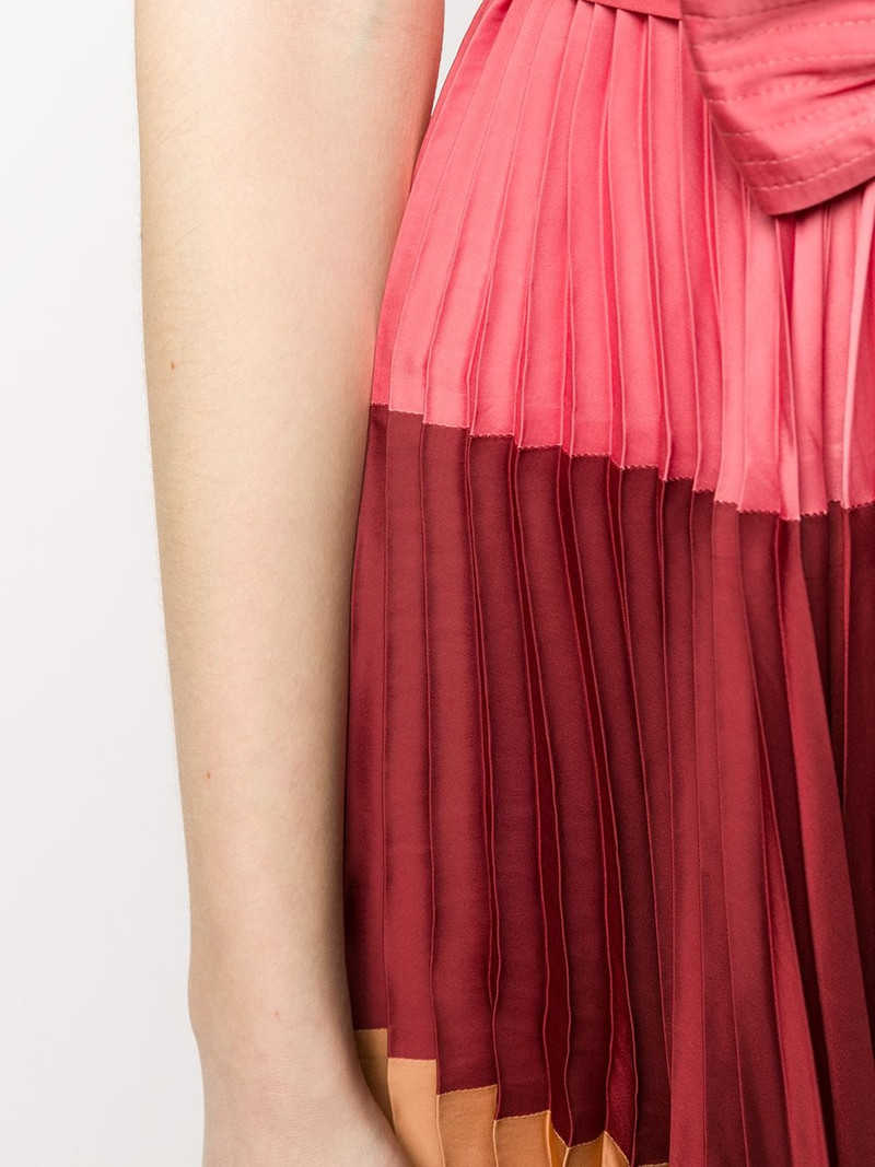 pleated stripe dress 5