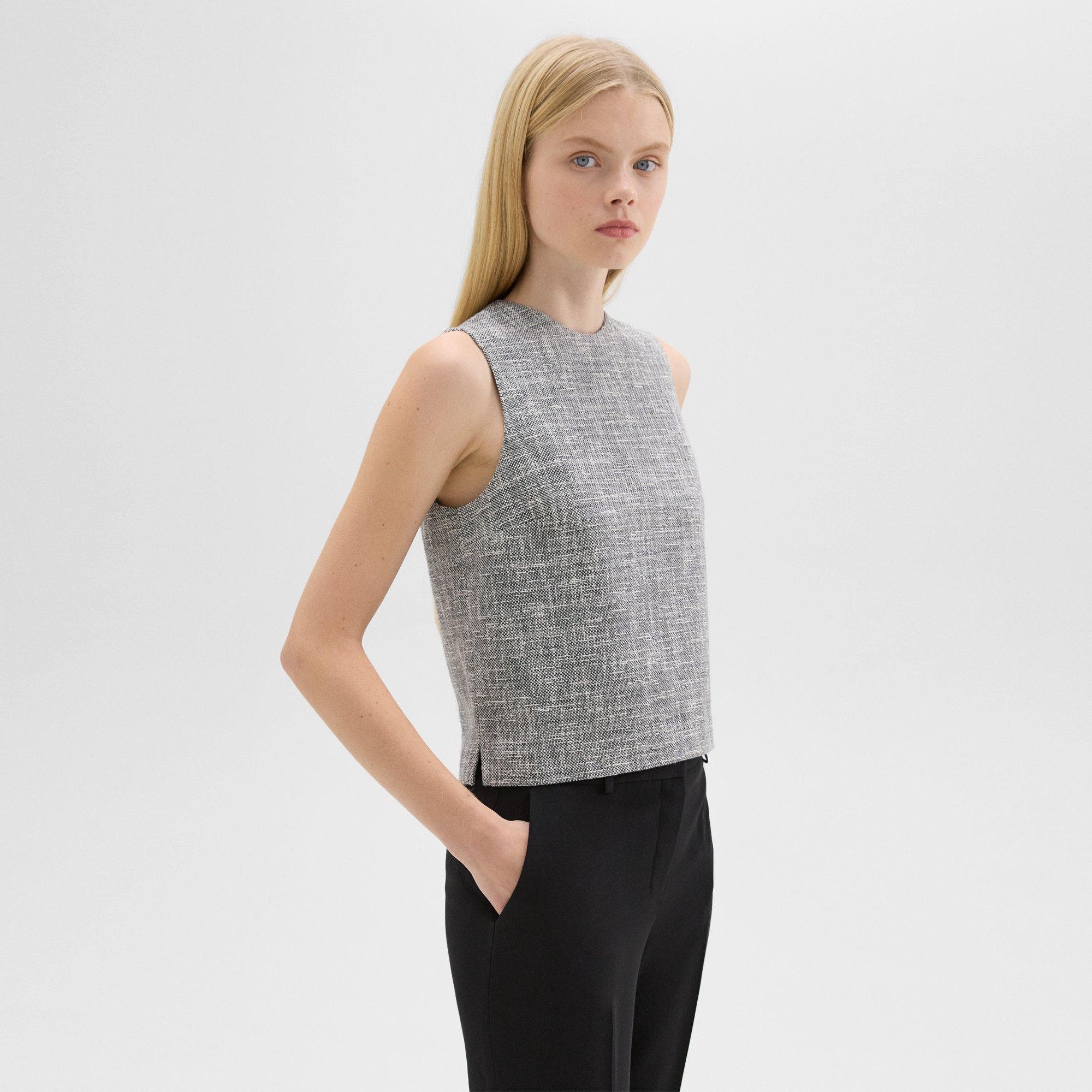 Shell Top in Canvas Tweed - 3