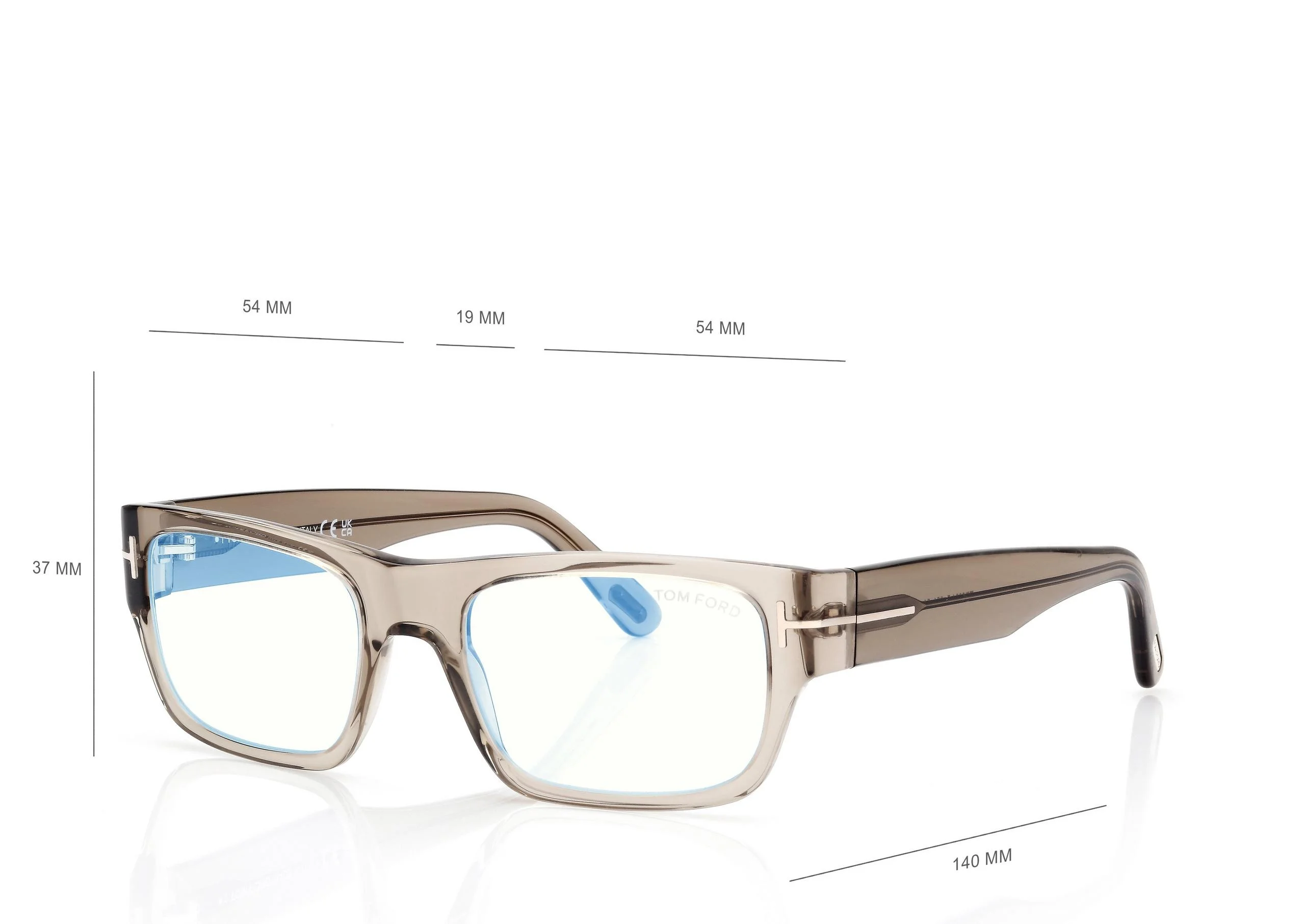 BLUE BLOCK RECTANGULAR OPTICALS - 1