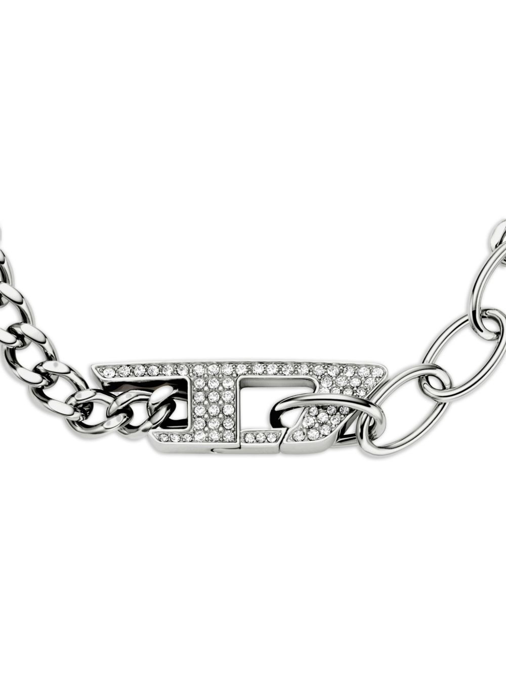chain-link pavé bracelet - 3