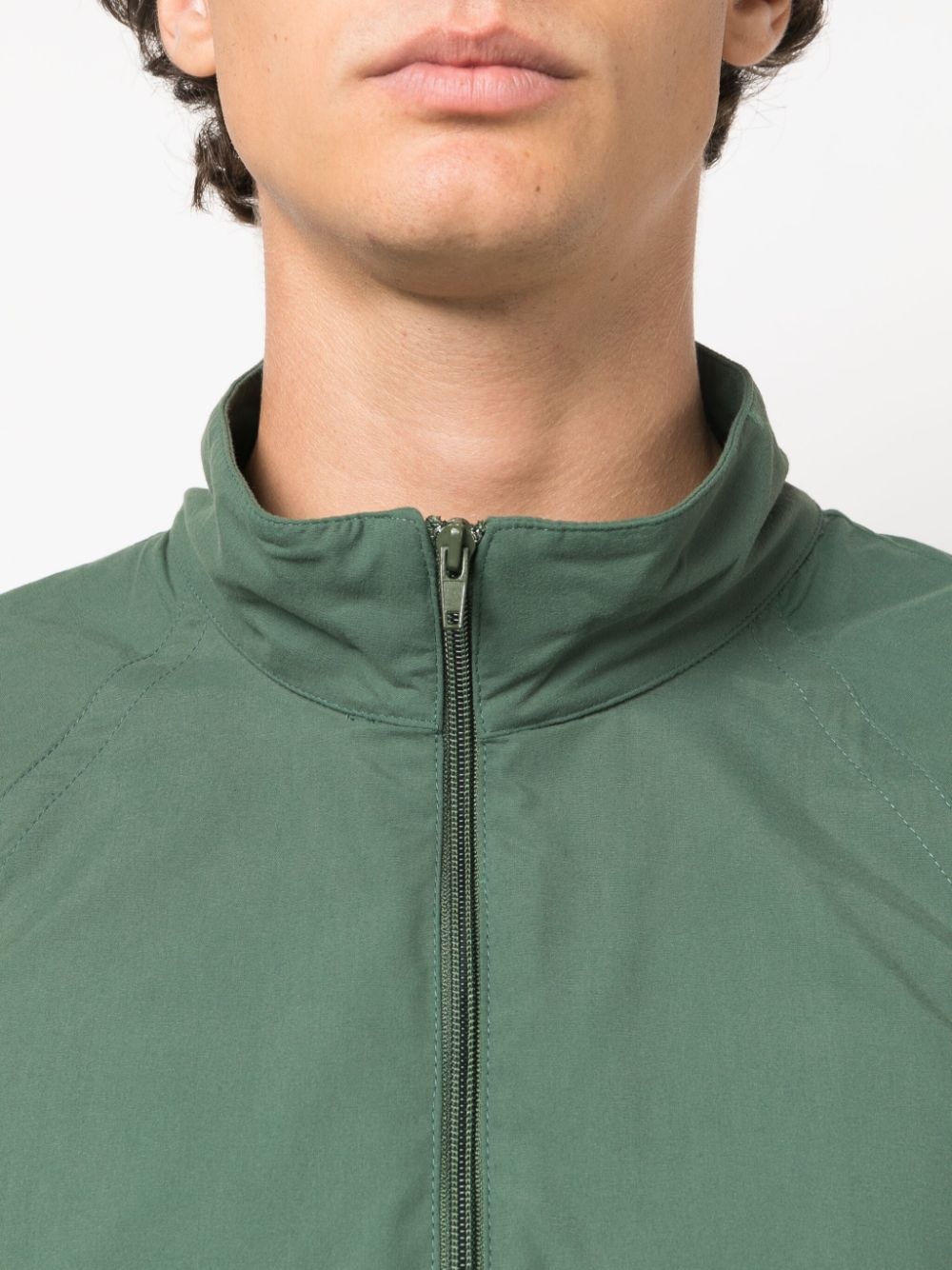 stand-up collar windbreaker jacket - 5