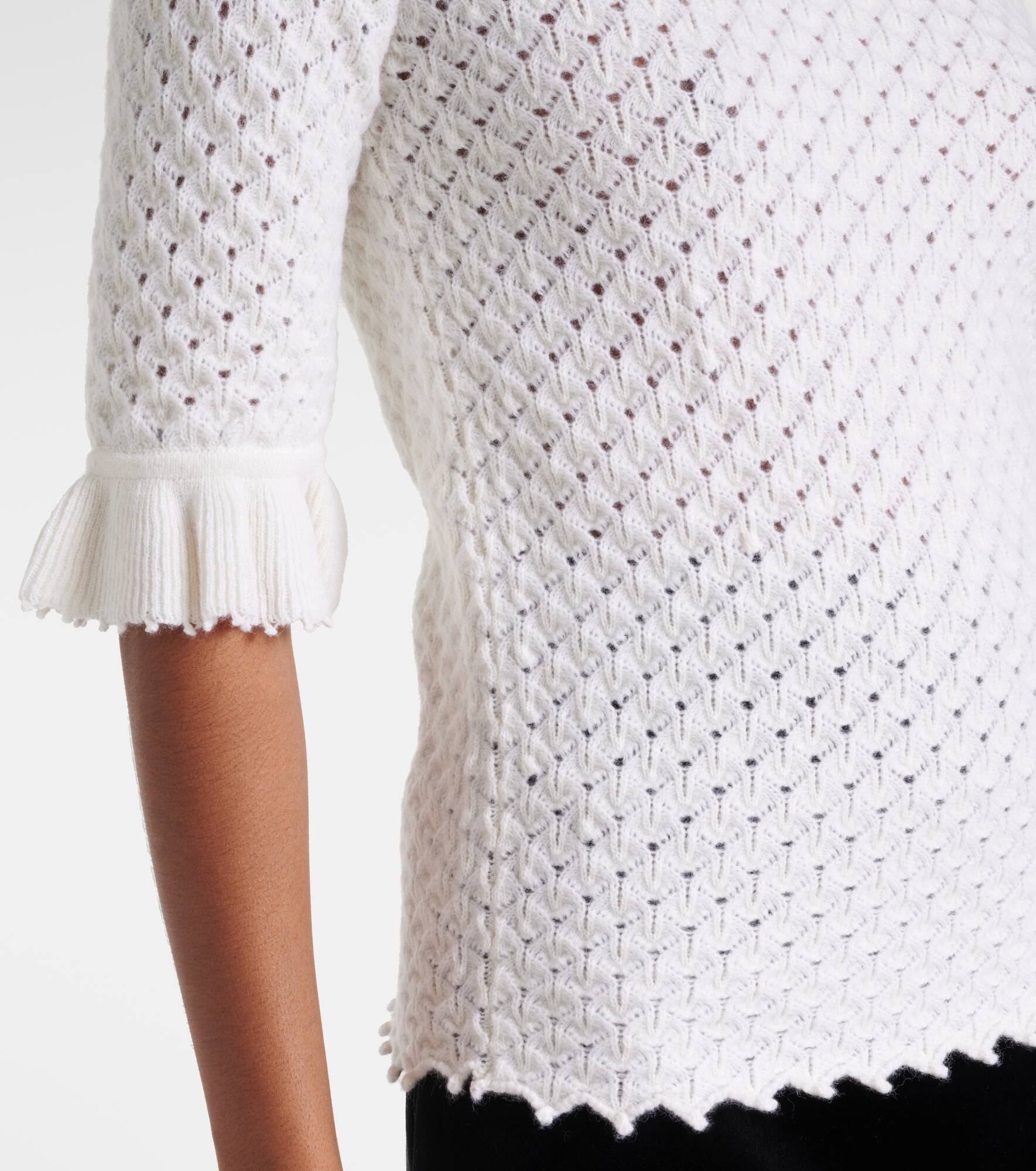 Wool and cashmere sweater - 5