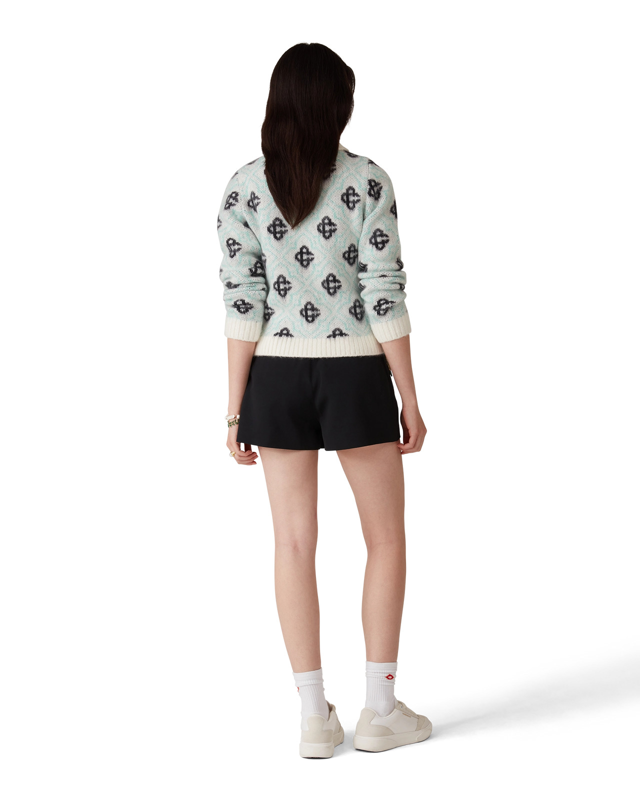 Mohair Monogram Zip Jumper - 3