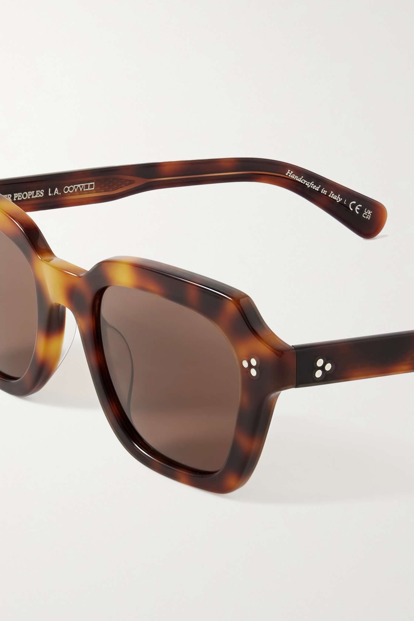 Kienna square-frame tortoiseshell acetate sunglasses - 4