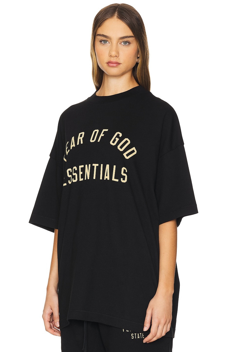 ESSENTIALS Jersey Crewneck Tee outlook