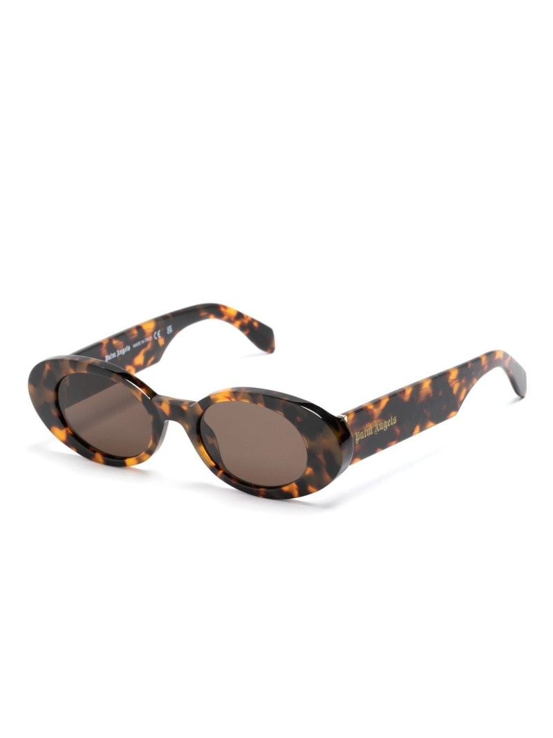 Palm Angels Gilroy oval-frame sunglasses outlook
