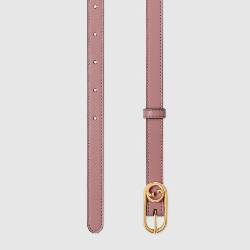 GUCCI Thin belt with Round Interlocking G outlook