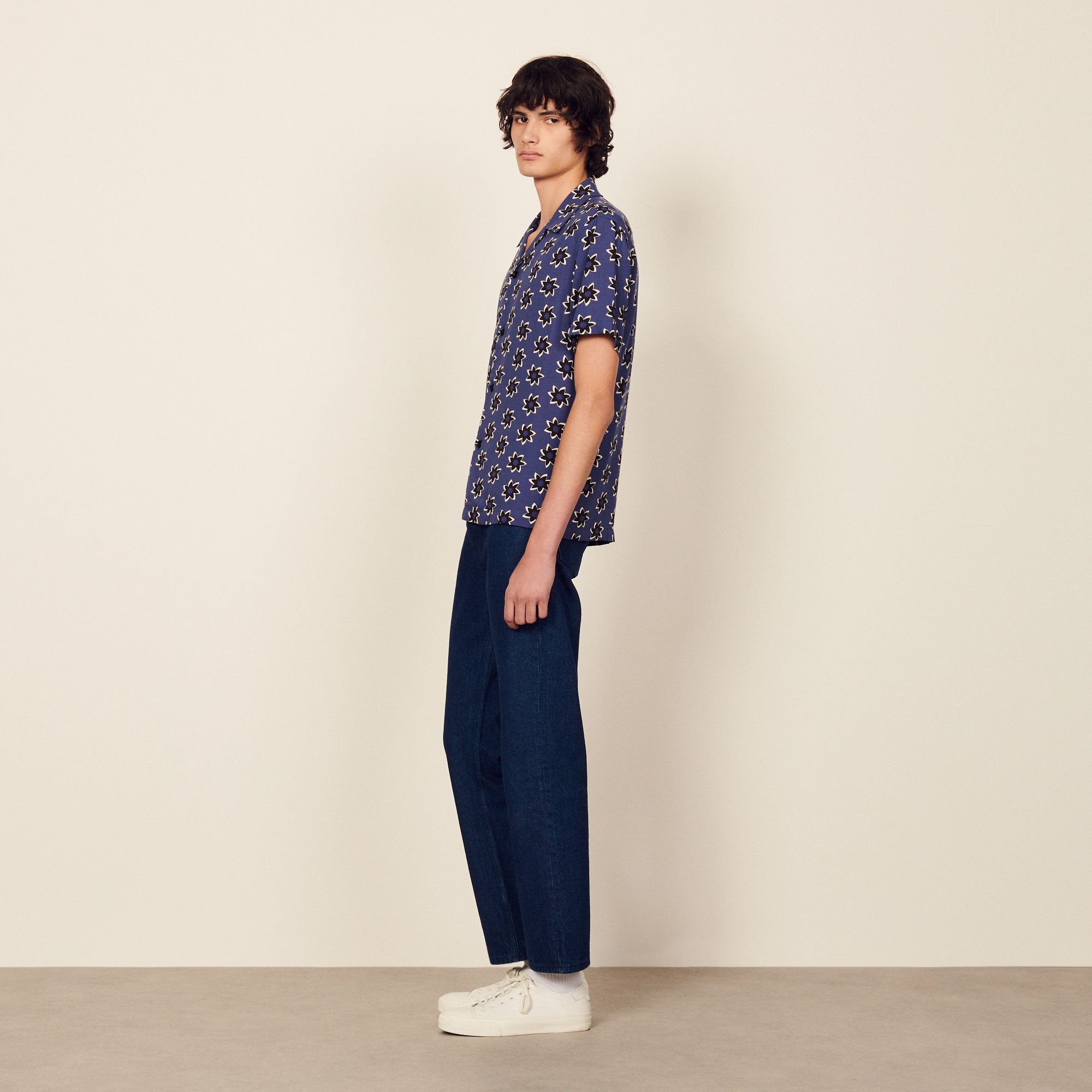Printed flowing shirt - 4