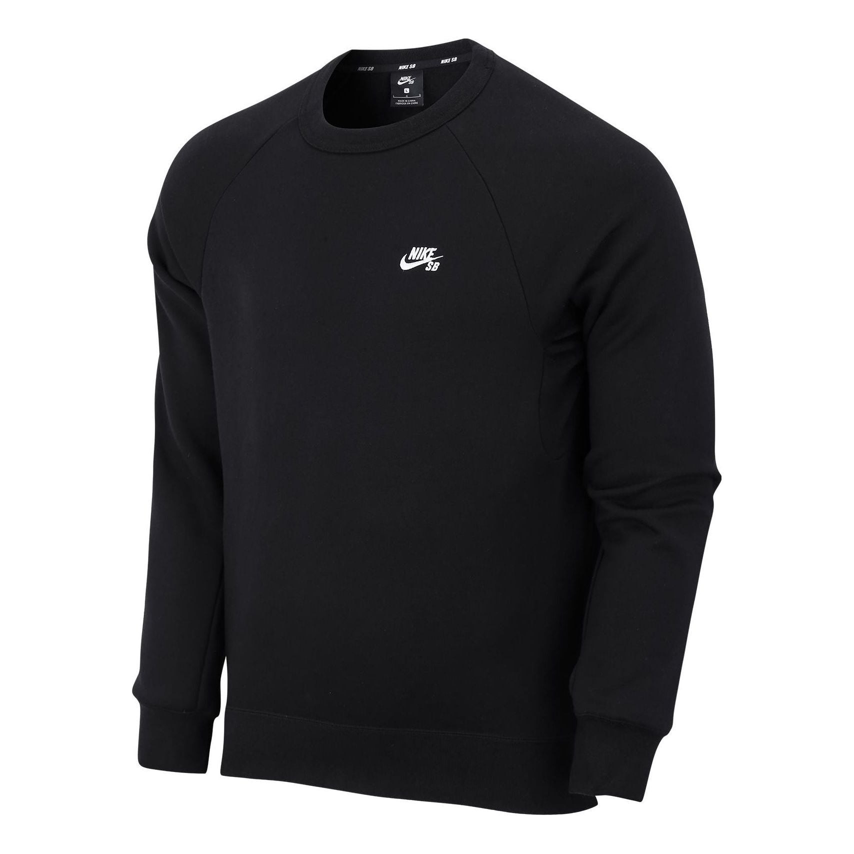 Nike SB Icon Crew Sweatshirt 'Black' AQ9564-010 - 1