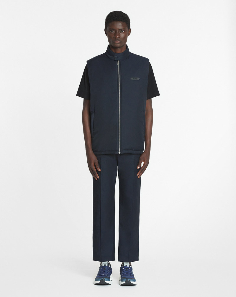 Lanvin SLEEVELESS PADDED JACKET IN TECHNICAL COTTON outlook
