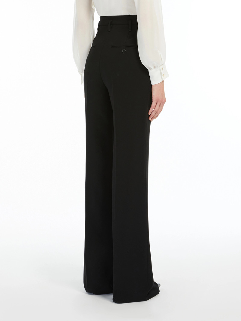ALABAMA Flared cady trousers - BLACK 4