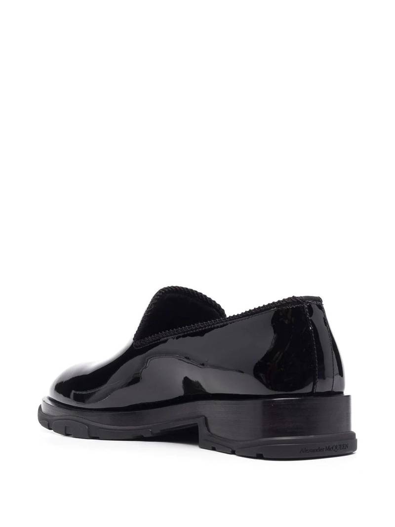 high-shine round-toe loafers 3