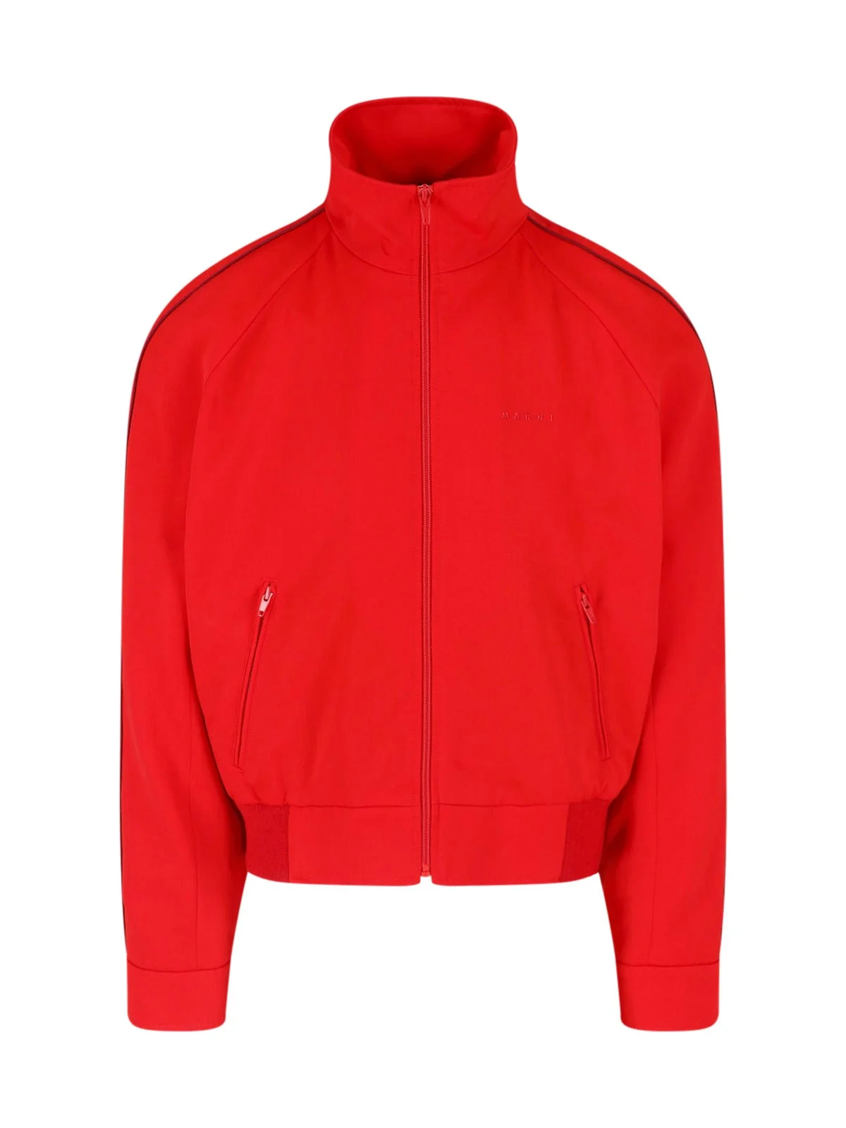 VIRGIN WOOL ZIP JACKET - 1
