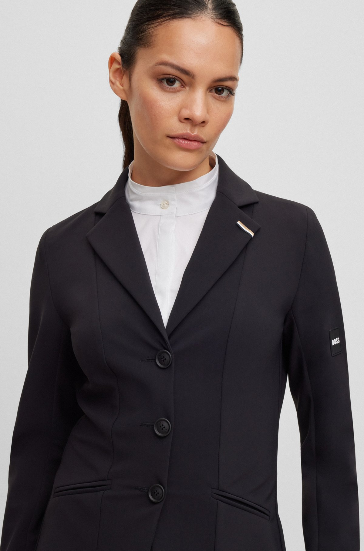 EQUESTRIAN SLIM-FIT SHOW JACKET IN POWER-STRETCH MATERIAL - 6
