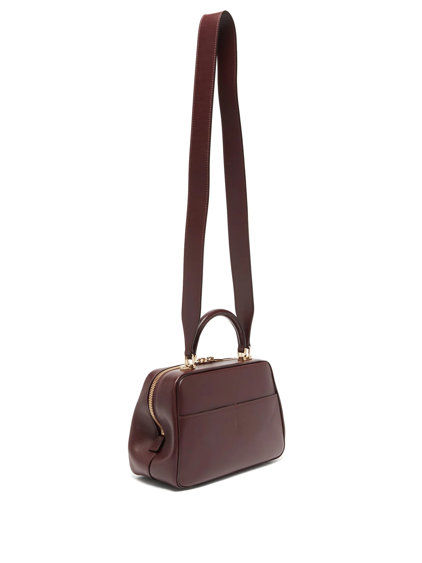 Serie S medium smooth-leather shoulder bag - 4